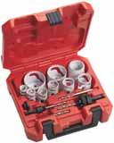 7 1 49224083 045242310760 72,07 10 ks set kruhoých píl Kruhové píly: Ø 25, 32, 40, 54, 68, 76 mm. Upínacia stopka pre kruhové píly Ø 14-30 mm (Obj.č. 49567010).