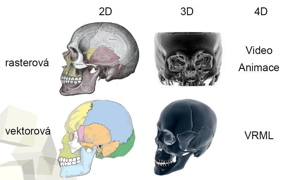 Taxonomie rozměrů elementů počítačové grafiky Ing.