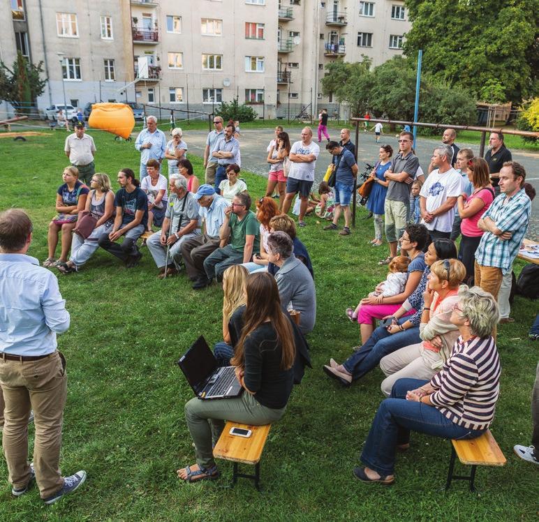 64 65 Zakázkové projekty mimo aktivit podpořených z grantů vyvíjel spolek další činnost formou zakázek ve spolupráci s plzeňskými městskými obvody.