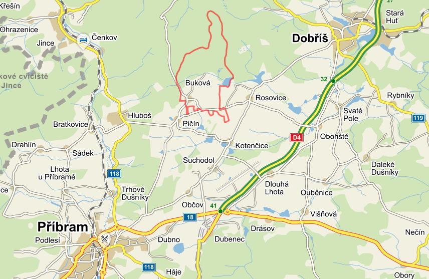 jako území obytné venkovské pro výstavbu rodinných domů izolovaných, popř. dvojdomů o maximálně 3 nadzemních podlažích. Obrázek č. 13: Mapa porovnávac ích nemo vitých v ěc í 1 3 2, 4 Zdroj: Mapy.