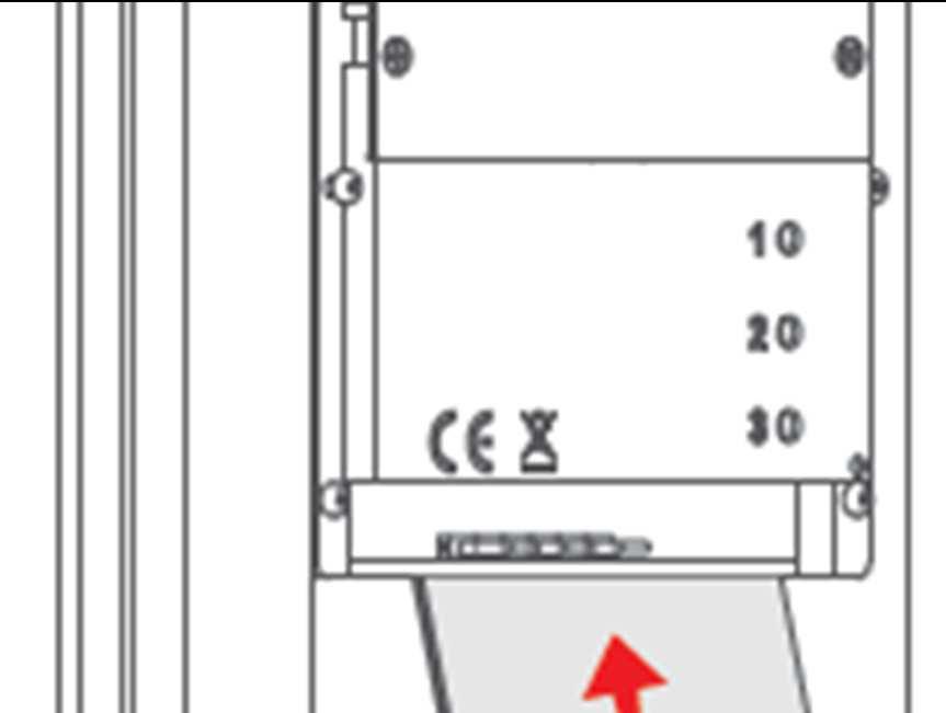 elektromagnetického zámku (volitelné