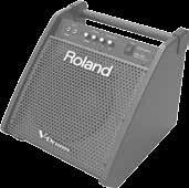 Uživatelský PM-100 Speciální V-Drums Personal Monitor PM-100/PM-200 je aktivní monitor, uzpůsobený pro bicí zvukové moduly Roland V-Drums.