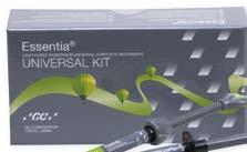 ESSENTIA Essentia je unikátní estetický výplňový materiál s dvouodstínovým vrstvením, kde spojení mikrohybridního a nanohybridního materiálu pokrývá všechny výplňové indikace systémem jednoduchého