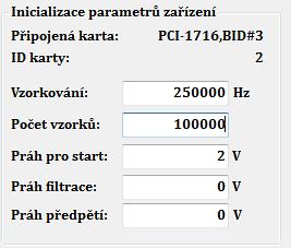 32) je myšleno nastavení vzorkování a počtu měřených dat.