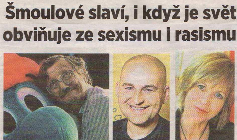 GENDER! Jediná žena mezi Šmoulí smečkou! Co k tomu dodat? Jak čtete v titulku níže, ani autoři populárního komiksu (zrozen 23. 10.
