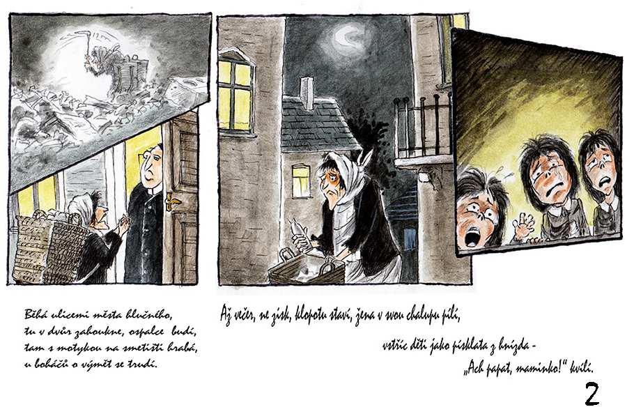 Jak lze konečně soudít z ukázky, má mít kniha stejný formát jako Wolkerovy Balady (30x21 cm) - ale plných 82 stran!
