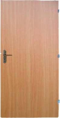 Dveře se dodávají s pro požárním zámkem a pro požárními panty JP5 / TRIO 15. Zámek dveří je nedílnou součás výrobku a jeho výměna je nepřípustná. Zpěnovací páska je umístěna po obvodu dveří.