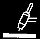 1A 20 A Doba mezi dvìma impulsy Mikroimpuls 1) 0,01-2,5 s 0,001-0,250 s 1) Tyto funkce jsou skryté funkce TIG, viz popis v bodu 2.3. 2) Tyto funkce nelze mìnit bìhem svaøování. 2.2 Vysvìtlení symbolù a funkcí Svaøování TIG 0,01 s 0,001 1,0 s Pøi svaøování TIG se taví kov obrobku pùsobením oblouku zapáleného wolframovou elektrodou, která se sama netaví.