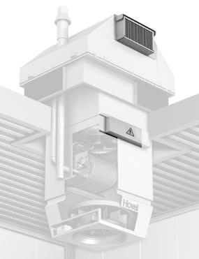 Filtry vyměňte, když se na ovládací jednotce objeví poplach 'Filtr': TopVent DGV, NGV, MG Výměna filtrů TopVent DGV, NGV, MG Revizní vypínač (poz.