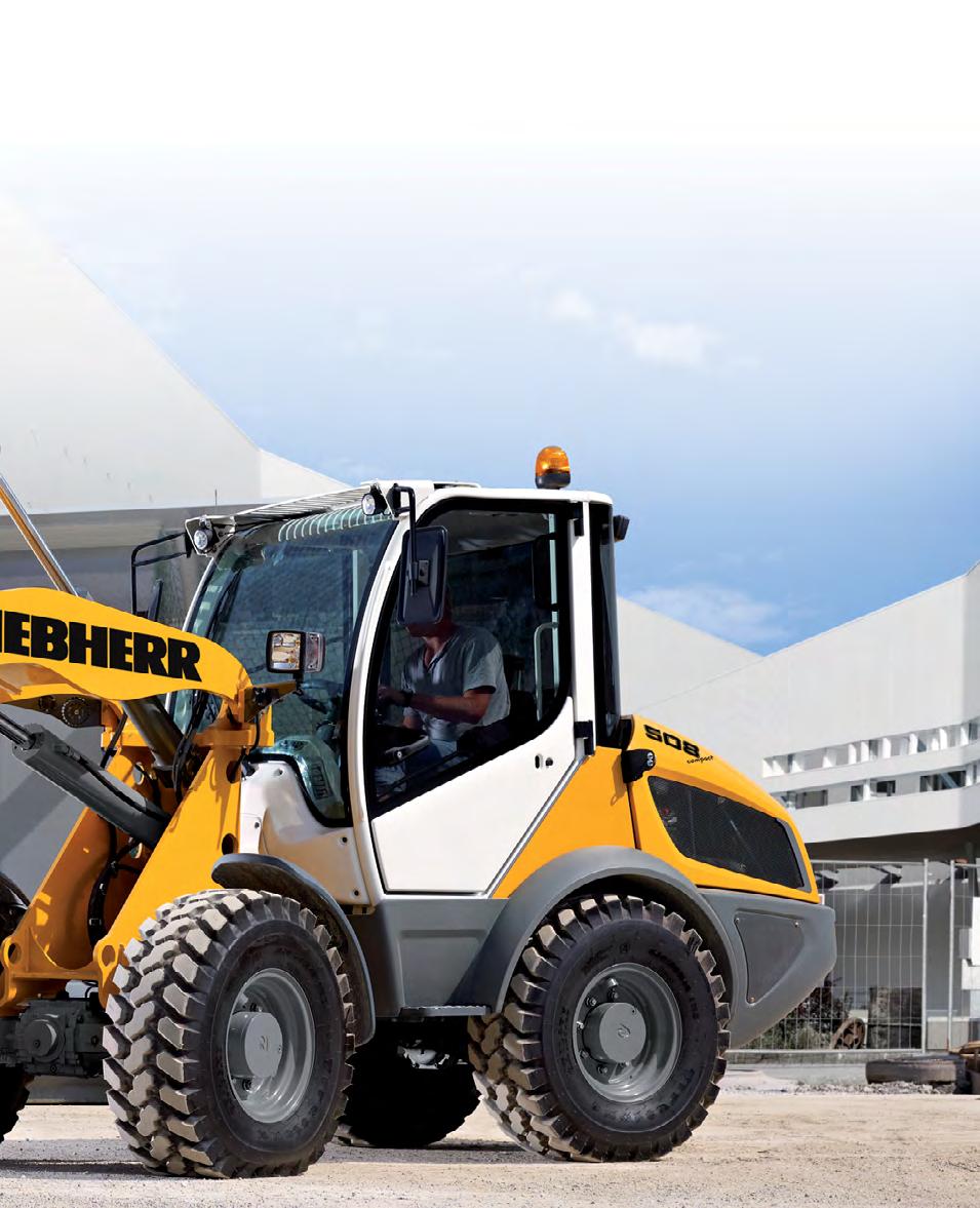 Výkonnost Kompaktní nakladače Liebherr představují zcela nový koncept strojů v rámci kategorie kolových nakladačů.