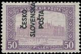 Gi 1 200,- 421 ZT SK 2, 20h sv. modrá, slitý tisk, lesklý lep zk.
