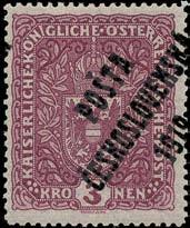 27Aa, 15h světle zelená zk. Gi 1 000,- 81 zn. 31Aa, 100h černofi alová, NG Ma 900,- 82 zn. 29B, 50h modrá, I. typ zk. Pofi s a Mr 1 000,- 83 krajová zn. 29B, 50h modrá, I. typ zk. Pofis a Mr 1 000,- 84 29B, 50h modrá, II.