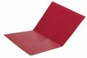tl. 0,64 mm příčně profilovaný 6 ks příchytek na 1 ks úžlabí v ceně 1600 x 500 mm 4793*1600500 10 ks 440,00 16,18 ks * - barva: 4 - červená, 5 - antracit, 6 - hnědá, 8 - višňová NA