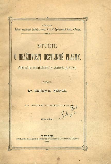 Co víme po více než sto letech? O typech signálů, které rostlina přijímá? O mechanizmech jejich zpracování?
