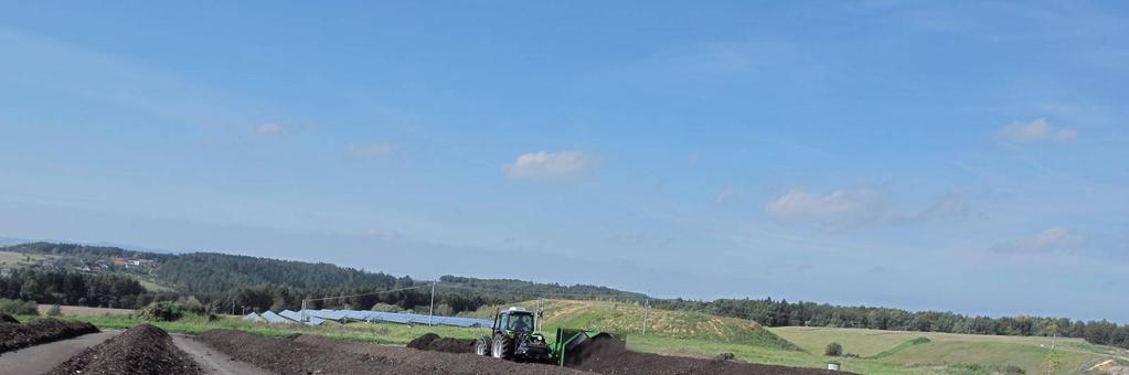 Obrázek č.3 Kompostárna Suchý Důl V srpnu 2014 byla uvedena do provozu Kompostárna Suchý Důl, která se nachází v areálu skládky odpadů.