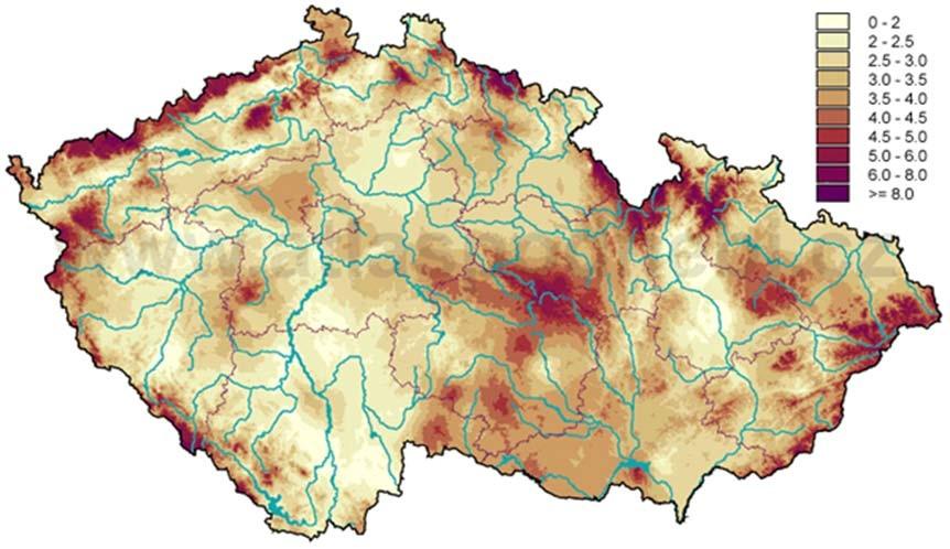 VYUŽITÍ ENERGIE VĚTRU Území vhodná pro výstavbu větrných elektráren byly v ČR mapovány pracovníky Ústavu fyziky atmosféry Akademie věd ČR.