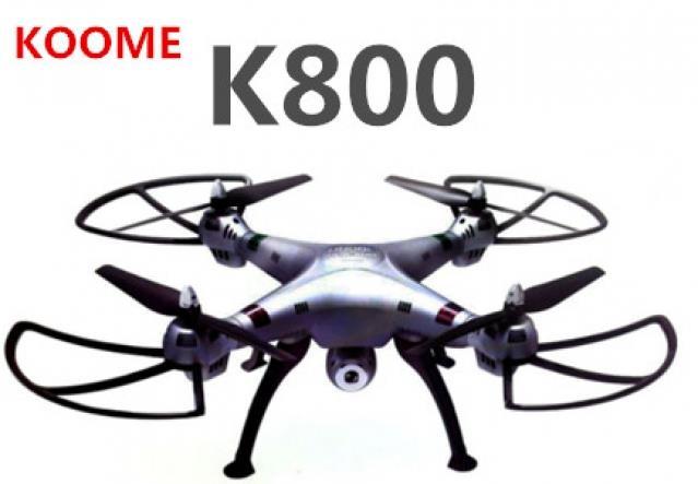 Uživatelská příručka Dron K800C s HD kamerou a WIFI RC dron K800 je nový extrémně stabilní model, který je vhodný pro létání venku i uvnitř. Nabízí inovativní design a úctyhodné rozměry 52x52cm.