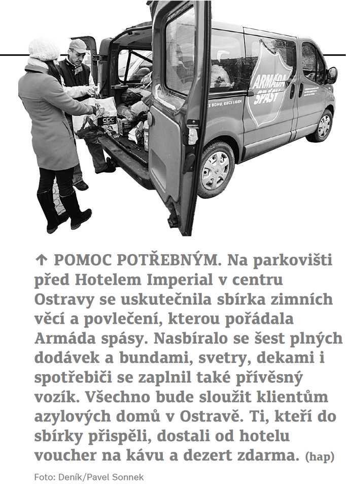 Moravskoslezský deník FOTO 19.11.2016 Moravskoslezský deník str.