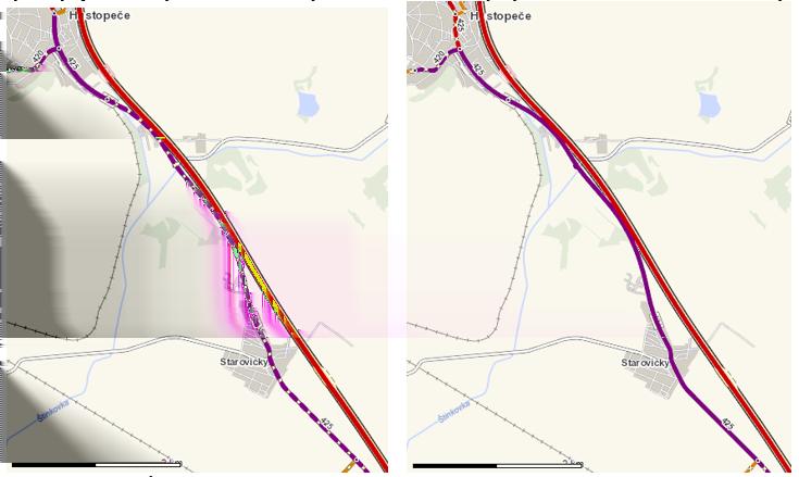 Dopravní infrastruktura Obcí prochází komunikace 2. třídy II/425 vedoucí po trase Rajhrad Břeclav paralelně s dálnicí D2. Z centra obce se odpojuje komunikace III/4203 do Šakvic.