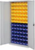 (32032,00) 104 T (40469,00) 304 83510 Regály s HHW skladovacími krabičkami Stabilní, enormně vysoká nosnost Pozinkované profily a ocelové police Nosnost 100 kg Nastavení v rastru 25 mm Kompletní