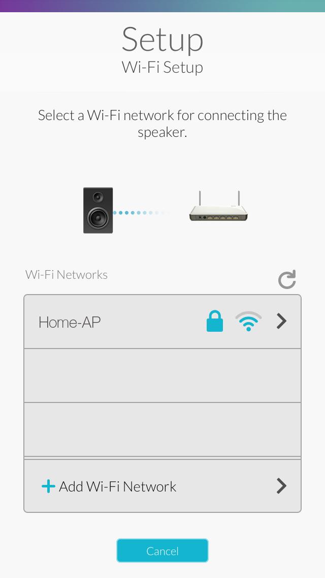 6 Vraťte se do aplikace Samsung Multiroom. 7 Vyberte položku Next.