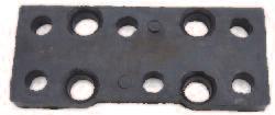 (držáku motoru) Gummiplatte(Halter des Motors) 194/60 x 28 mm Aero 30 Hadice