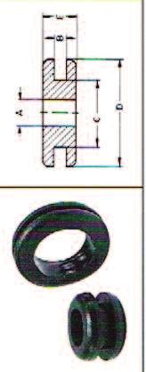 70 mm Gummi - Wasserrohre Durchm. 70 mm PR-1.1. Kč 6,-/kus PR-1.2.