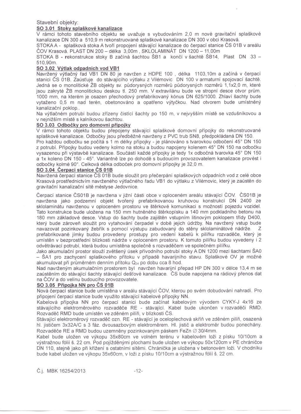 Stavební objekty: 50 3.