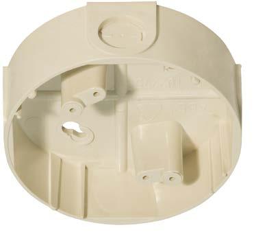 SMK400AP-IV Hluboká instalační krabice pro MI/B501AP/IV Nástěnná hluboká instalační krabice pro kabeláž do 20 mm pro MI/B501AP/IV v krémové