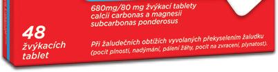 chronického průjmu.