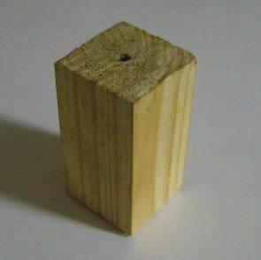 FSI VUT DIPLOMOVÁ PRÁCE List 86 Jako model byl zvolen dřevěný kvádr o rozměrech 50 x 50 x 100 mm.