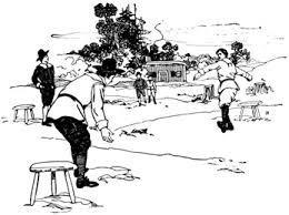 HISTÓRIA Prvé zmienky o pálkovacích hrách sa objavujú v Anglicku už od roku 1330 (Stool Ball po trafení