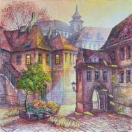 It is not only her family that plays an irreplaceable role in her life but also the family of all mankind so each of her paintings is filled with a longing for mutual solidarity,