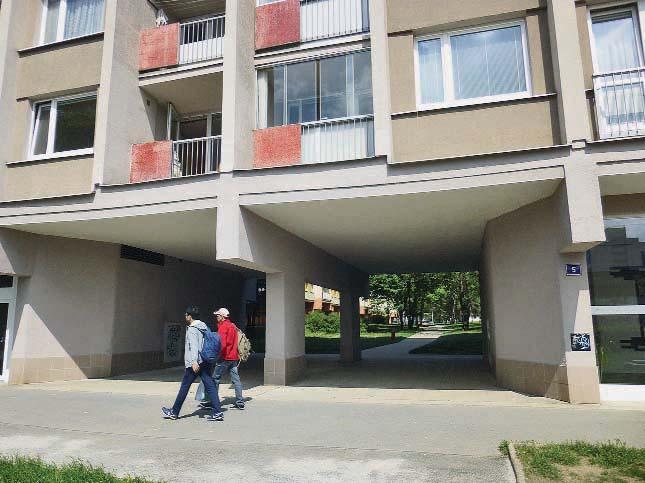 Typick prvek sídli tû ëáblice, vzdu n parter domû s prûchody, jimiï prochází bohatá cestní síè. PrÛchodÛ nenaru- en ch vestavbami zûstala pfiibliïnû polovina.