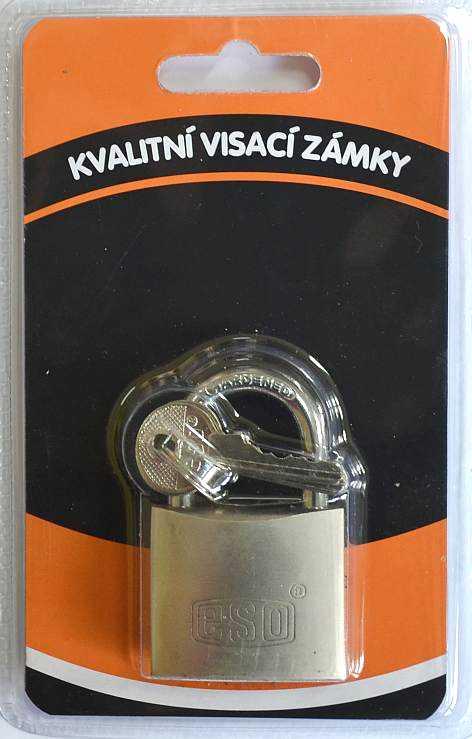 Visací zámky Ni-satin 026132 Visací zámek Ni-satin 30 mm 3 klíče 026133 Visací zámek Ni-satin 40 mm 3 klíče 026134 Visací zámek Ni-satin 50 mm 3 klíče
