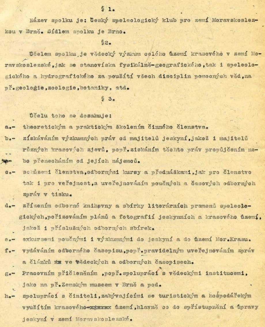 speleologického