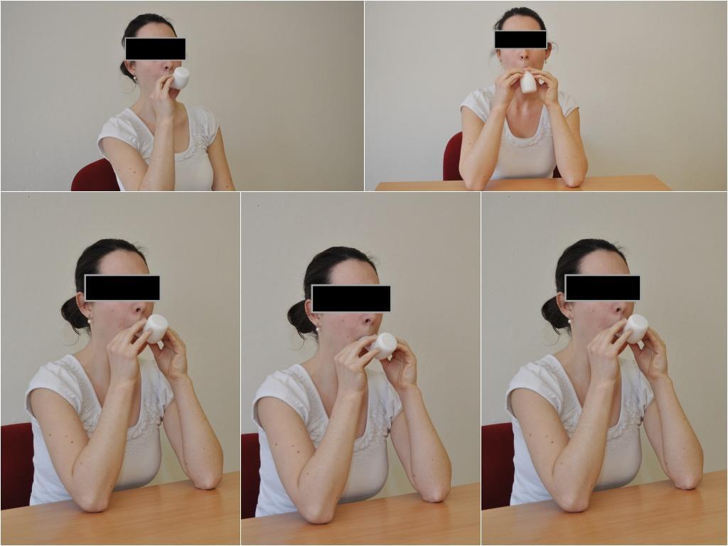 Na fotodokumentaci výchozích poloh pro používání pomůcek byl využit fotoaparát Nikon D5000, objektiv Nikkor