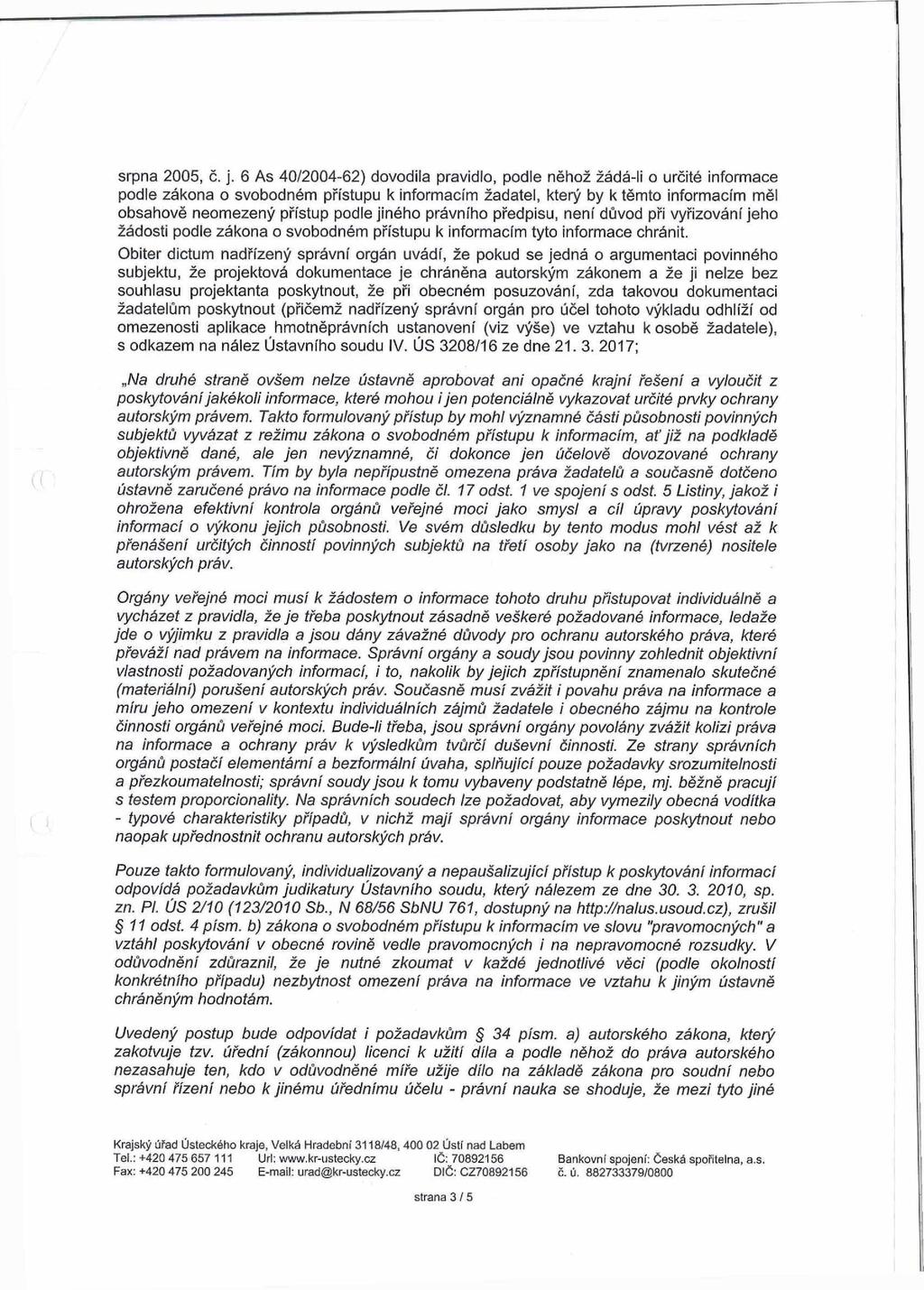 srpna 2005, č. j.