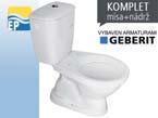 splachovacím kruhem, bílý EP klozet závěsný s hlubokým splachováním s otevřeným splachovacím kruhem s otvorem