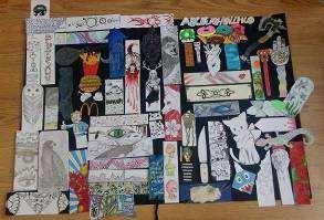 Pri tvorbe záložiek žiaci využili svoju fantáziu a tvorivosť, kombinovali rôznorodé materiáli ako drôt, textil a papier.