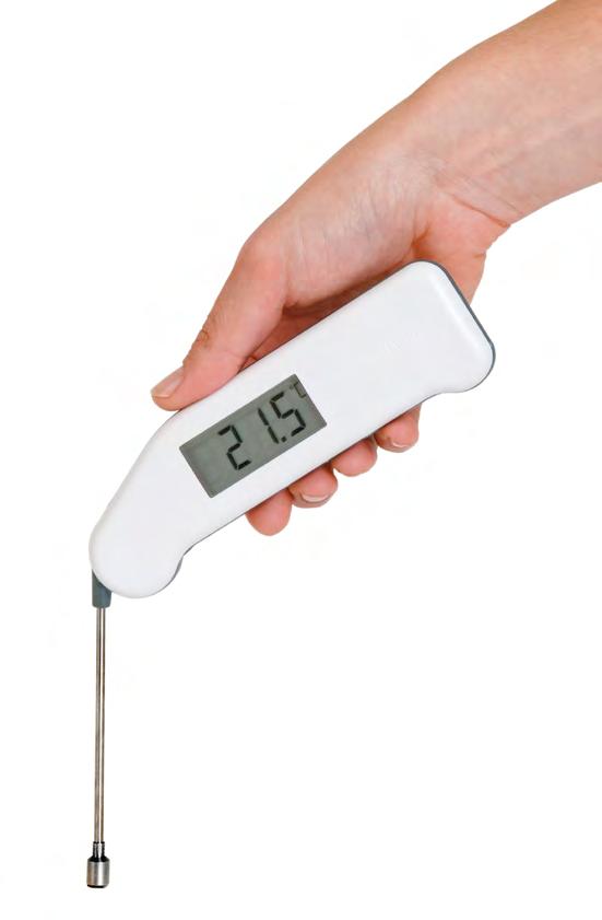 Rozlíšenie sa dá prepnúť na 1 C, pomocou prepínača. Teplomer sa po desiatich minútach automaticky vypne čím sa predlžuje trvácnosť batérií. Táto funkcia môže byť vypnutá.