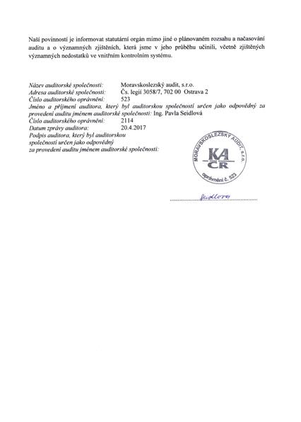 Obecně prospěšná činnost DLAŇ