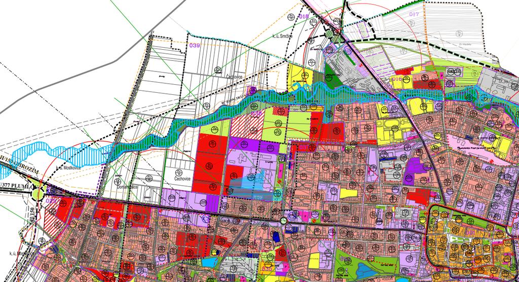 Obr. 8: Prostějov část územního plánu [5] 3 ZÁVĚR Urbanismus nebo také umění tvořit města, je soubor vědeckých a uměleckých metod a postupů sloužících při zakládání a formování lidského osídlení.