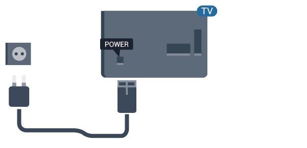 I když má tento televizor velmi nízkou spotřebu energie, pokud jej nebudete delší dobu používat, odpojte z důvodu úspory energie napájecí kabel.