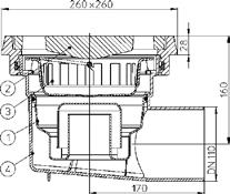 uzáverom. Trieda zaťaženia L15(1500kg) HL605W DN 110... 145,38 174,45 HL605LW Ako HL 605W, avšak s plastovou vtokovou mriežkou... 142,57 171,09 HL605SW Ako HL 605W, avšak s nerezovou vtokovou mriežkou.