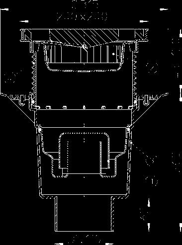 HL616W Podlahový vpust ako HL 616, avšak so zápachovým uzáverom. Trieda zaťaženia L15 (1500 kg). Izolačná súprava pre napojenie na vodorovné hydroizolácie série HL86. HL616W/1 DN 110.