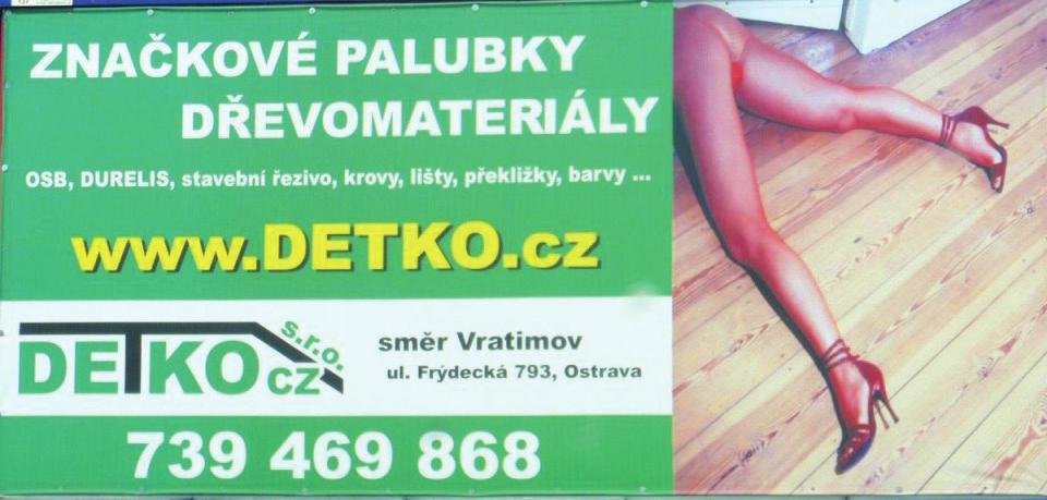 Třetím českým příkladem odlišného typu sexismu spojeného s násilím je reklama firmy nabízející techniku na zabezpečení objektů zobrazující ženu sedící na toaletě se sloganem Hlídejte si svůj objekt
