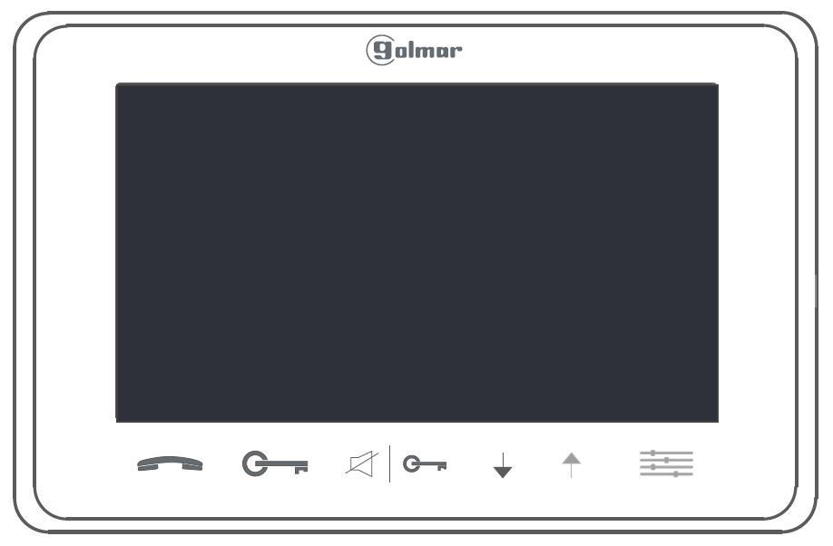 10.4. Nastavení hlasitosti komunikace Kačmařík elektro s.r.o., Štěpánská 303/2, 602 00 Brno, tel: 543 216 333, Monitor musí být v režimu komunikace, nebo v režimu aut.