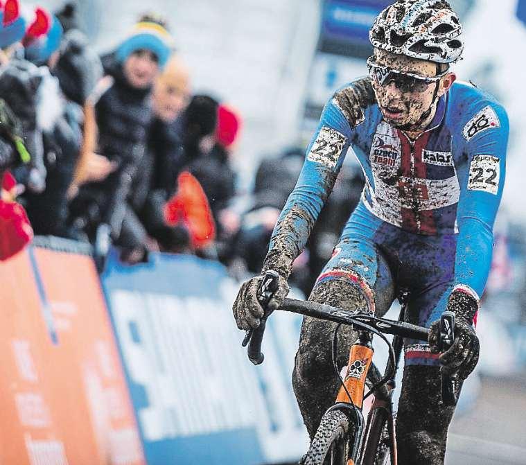 Českobudějovicko 9. února 2018 23 Životní sezonasjednou kaňkou Táborský cyklokrosař Michael Boroš měl na dosah nejlepší umístění kariéry.