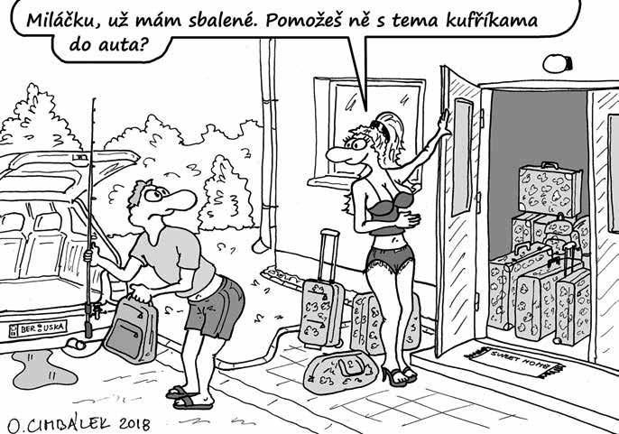 14 PRO ZÁBAVU Pondělí 20. srpna 2018 Pohled zdola Martina Hubáčková sa v Březolupách kúpe a najednú zazvóní zvonek u dveří. Marťa nemá nic na sebe, a tož vyjde z vany nahá.
